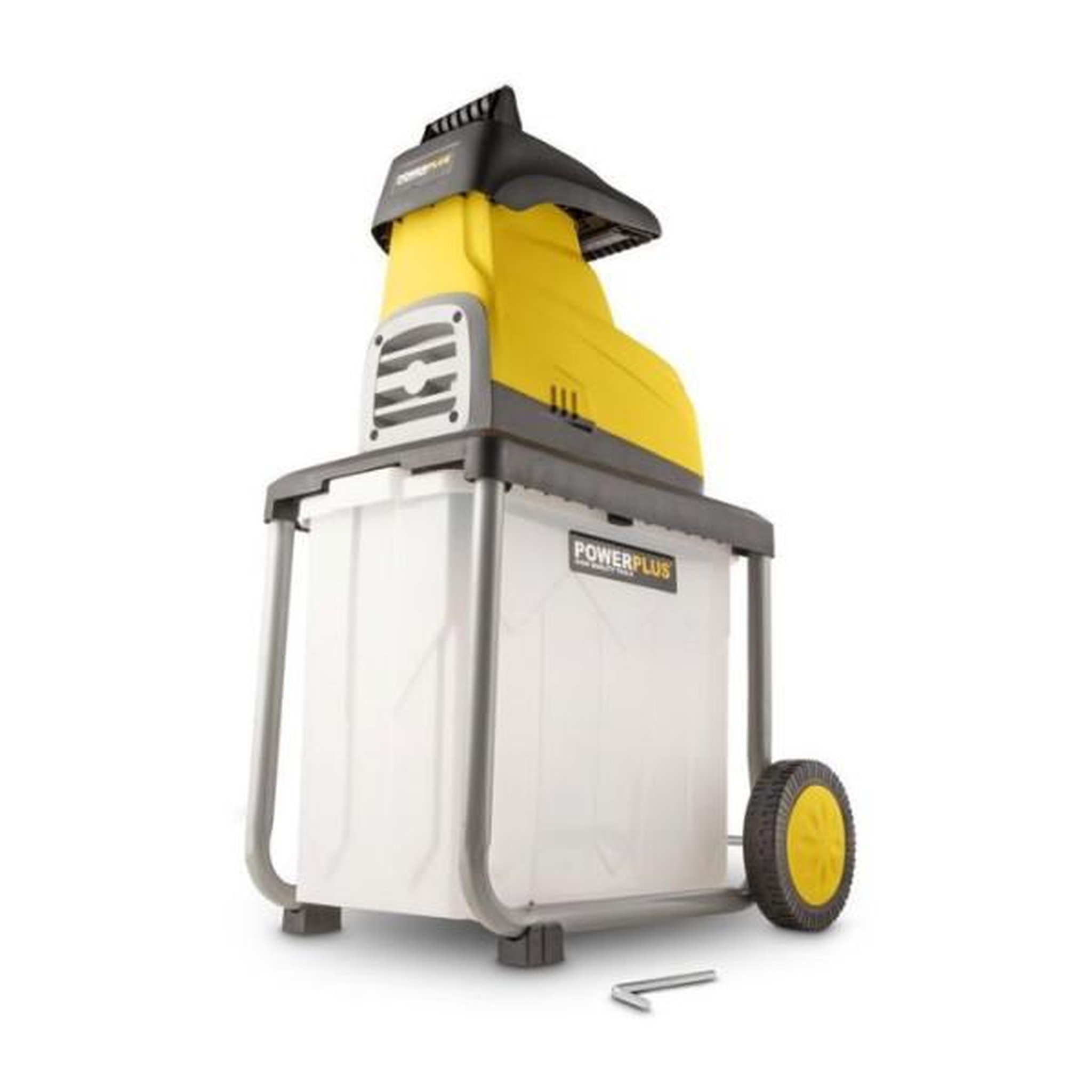 POWERPLUS Broyeur végétaux avec engrenage 2800w