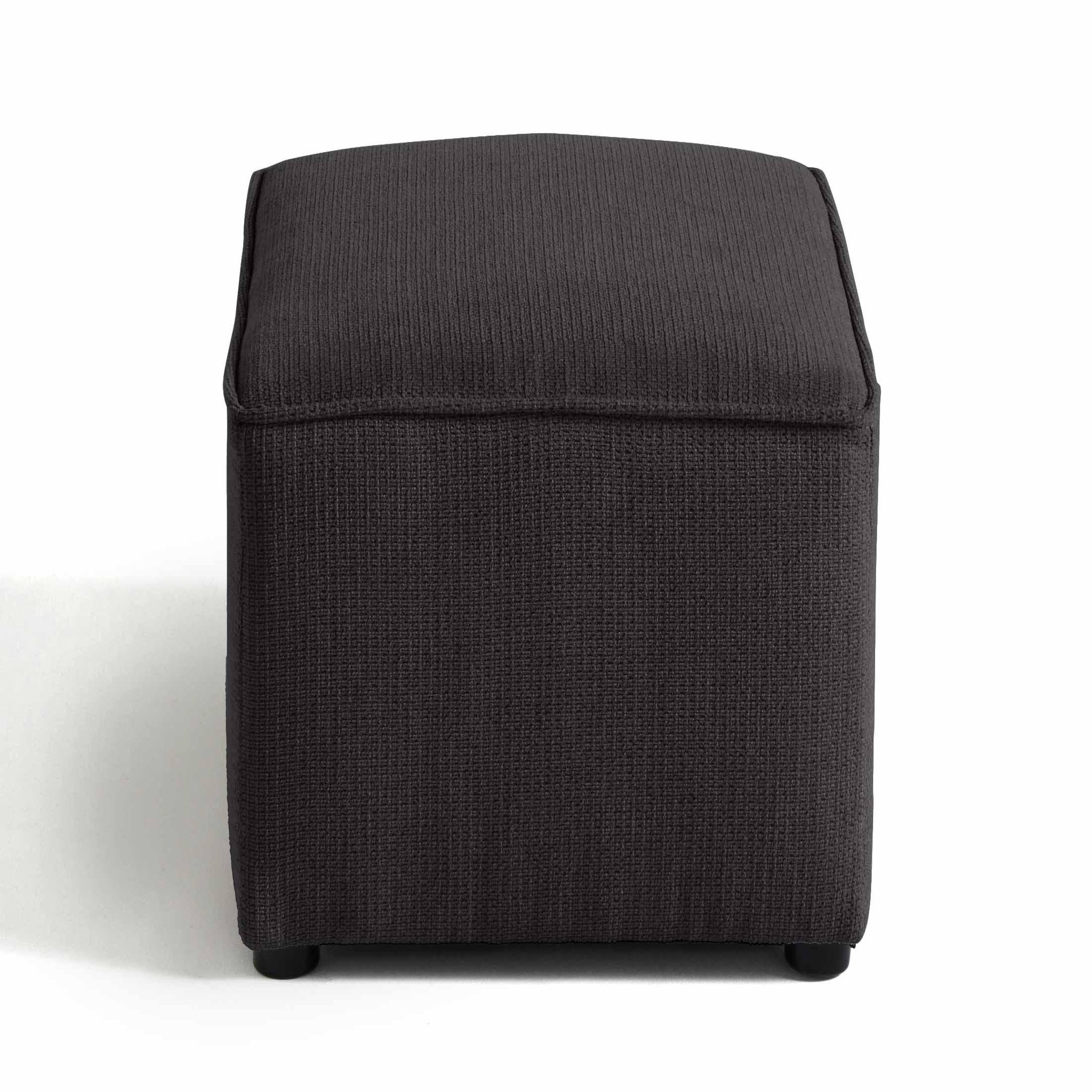 Voir la diapositive 3 : BEST MOBILIER Canopy - pouf - en tissu texturé