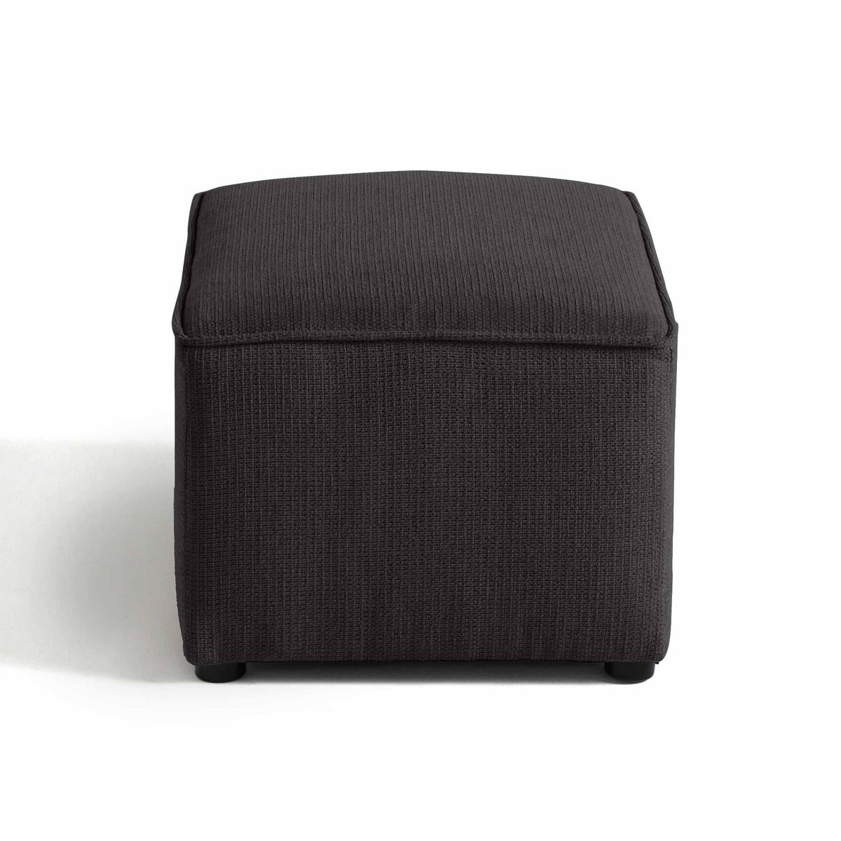 BEST MOBILIER Canopy - pouf - en tissu texturé