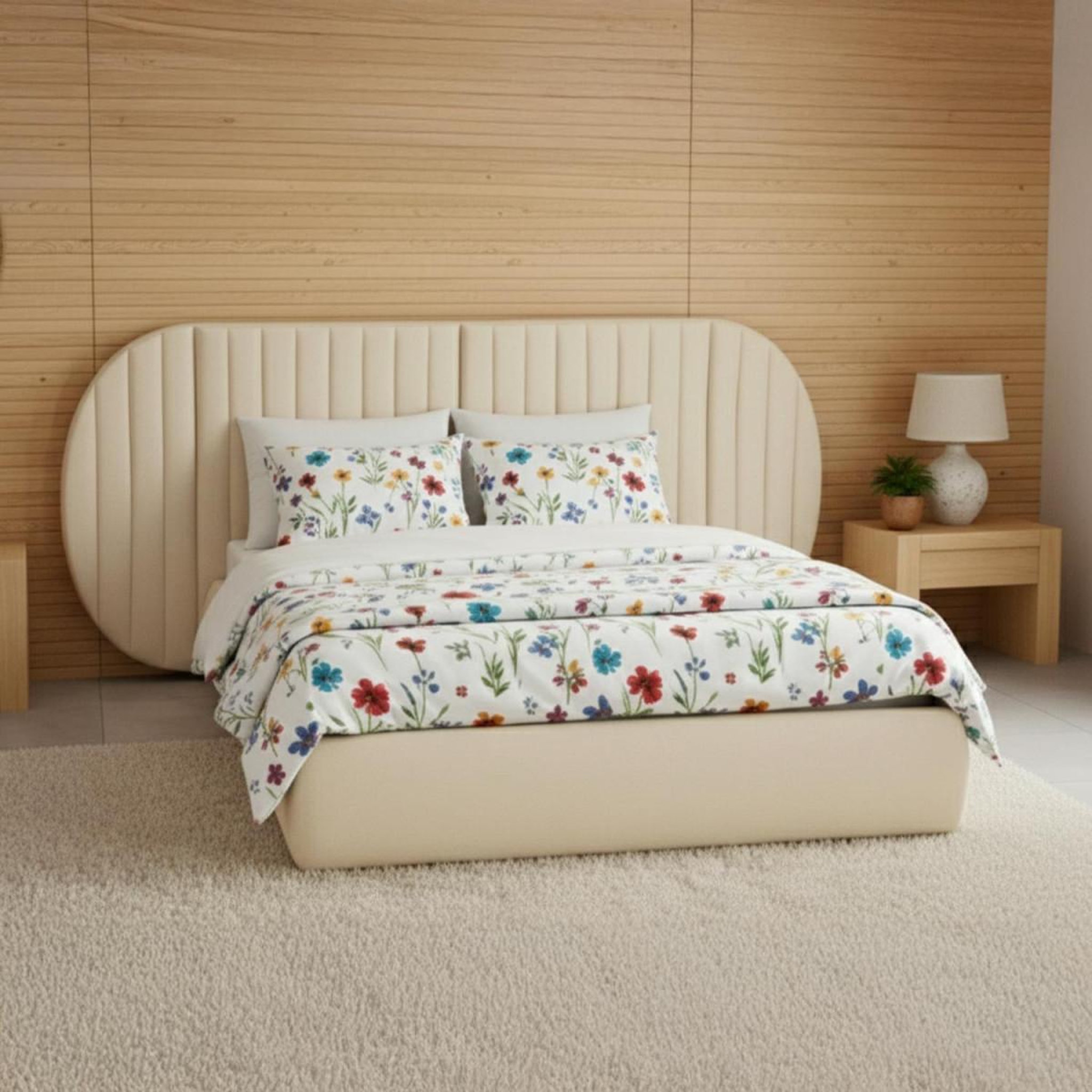 Voir la diapositive 6 : Paris Prix Lit coffre tête de lit modulable  comfy  140x200cm beige