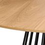Voir la diapositive 3 : ATMOSPHERA Table à Manger Design  Rayo  120cm Naturel