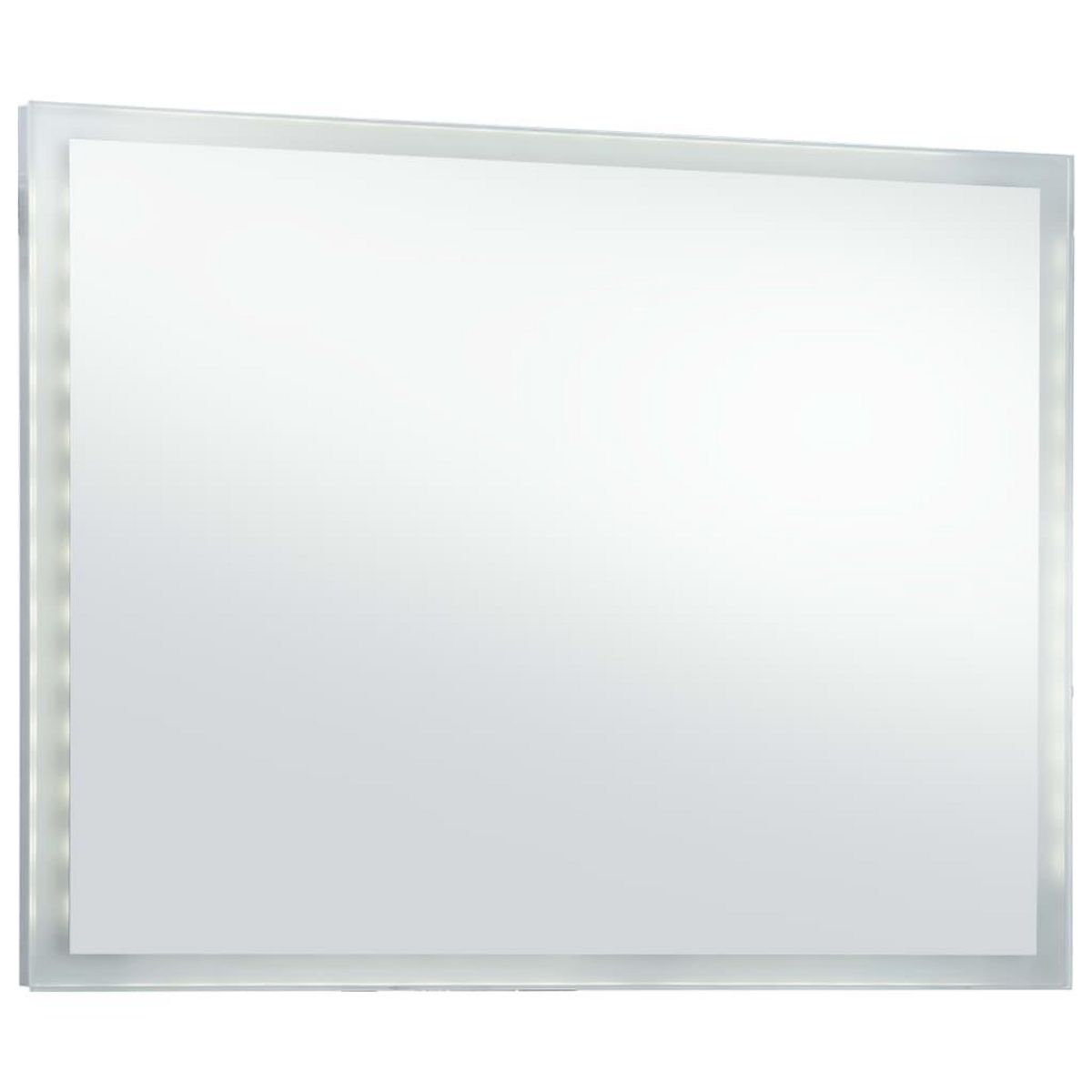 VIDAXL Miroir mural a LED pour salle de bains 100x60 cm