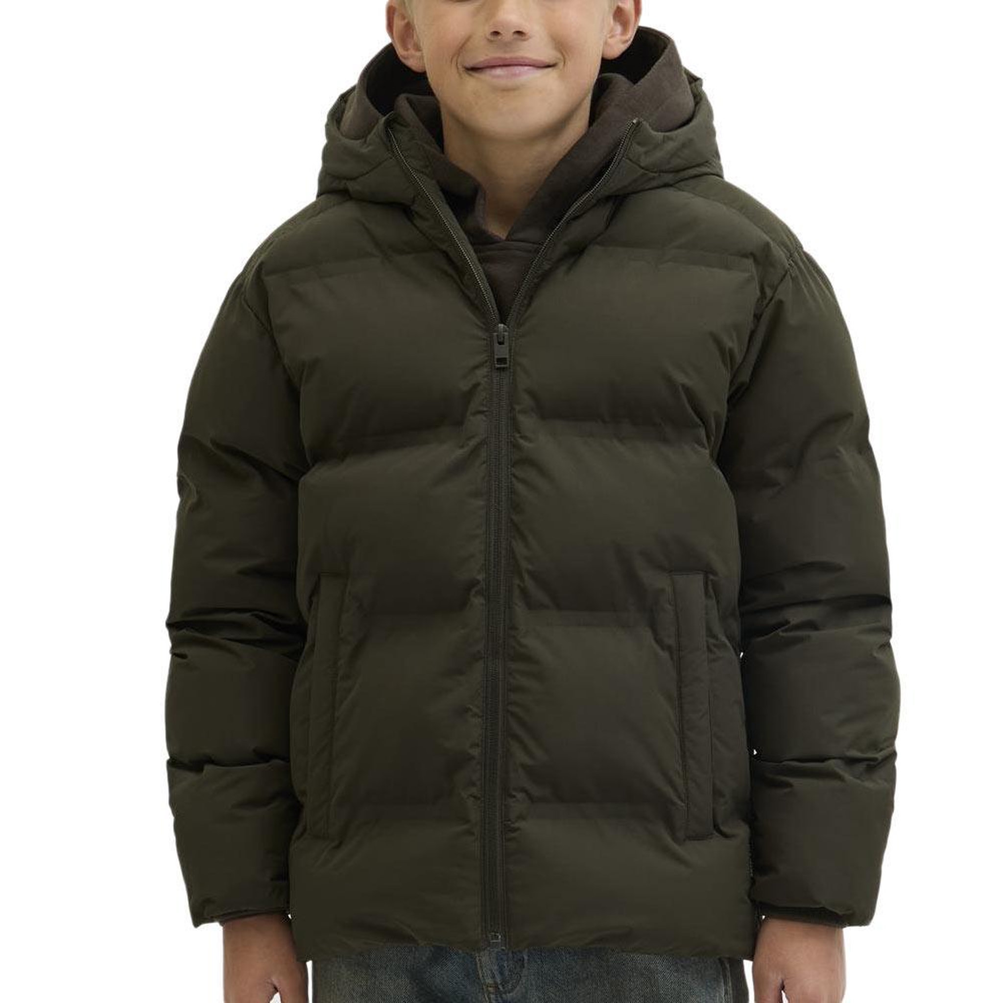 Voir la diapositive 1 : Jack & Jones Doudoune Kaki Garçon Jack & Jones Soho