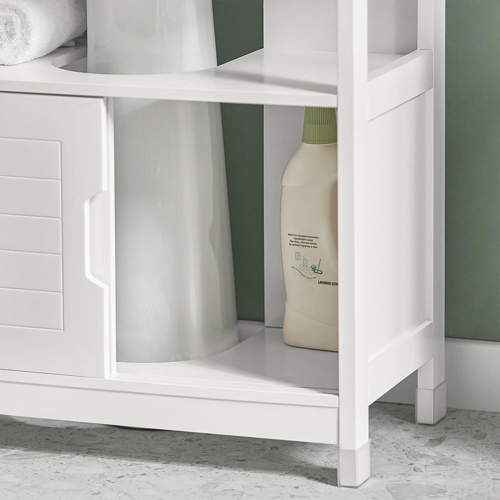 Voir la diapositive 6 : SOBUY SoBuy - Meuble Sous-vasque à deux portes - Moderne - FRG128-II