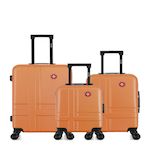 SWISS KOPPER SWISS KOPPER - Lot de 3 - Valise weekend, valise cabine et valise cabine XXS USTER. Coloris disponibles : Bleu, Orange, Gris, Vert, Noir, Rose, Beige