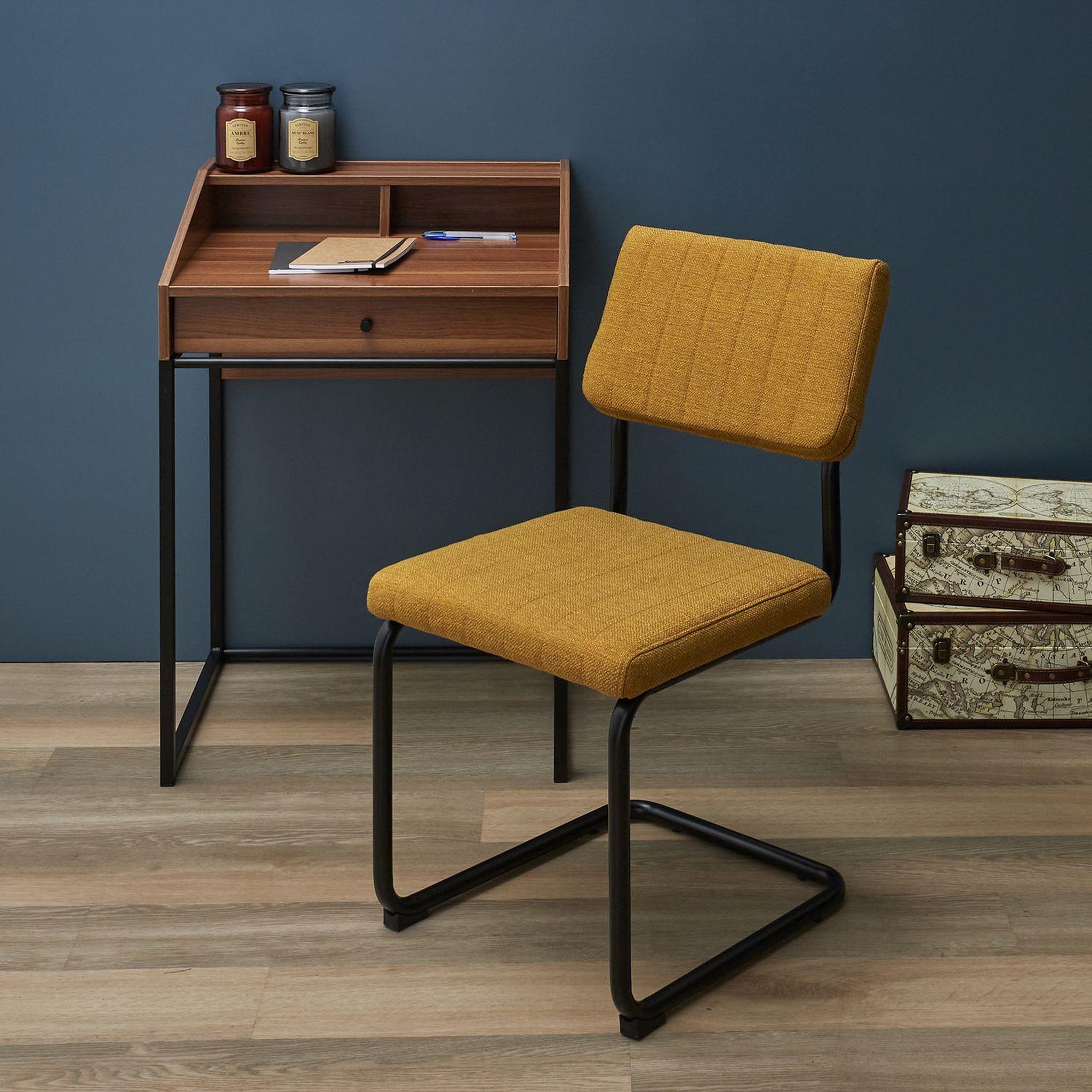 Voir la diapositive 2 : TOILINUX Lot de 2 Chaises Alban