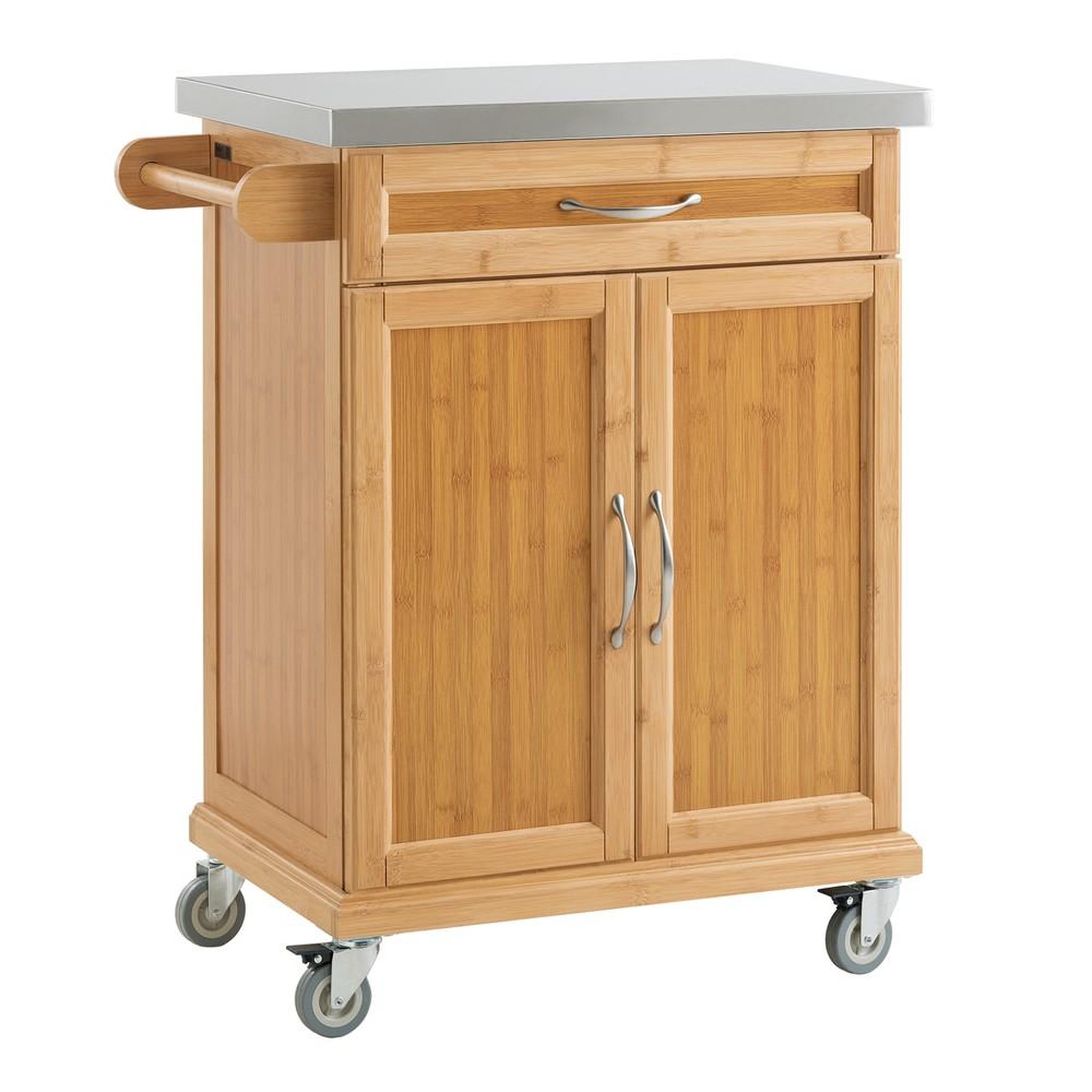 SOBUY SoBuy - Chariot De Cuisine à un tiroir - Fonctionnel - FKW13. Coloris disponibles : Marron