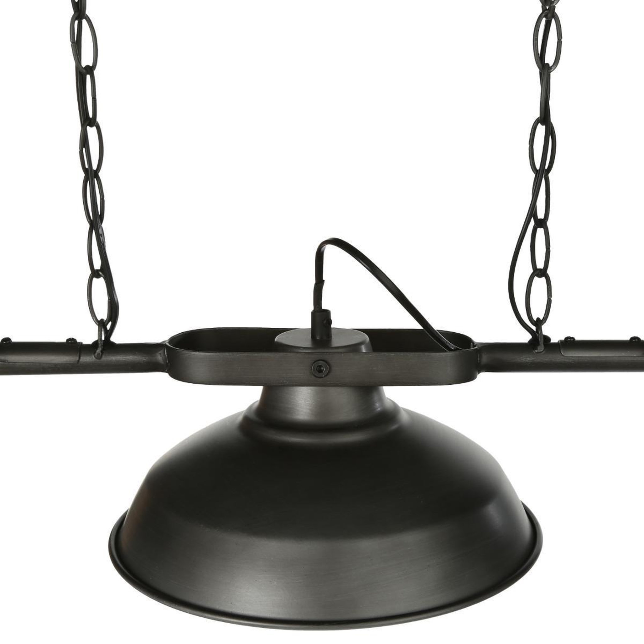 Voir la diapositive 3 : ATMOSPHERA Lampe Suspension Métal  3 Têtes  107cm Noir