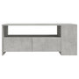 Voir la diapositive 3 : VIDAXL Table basse gris beton 102x55x42 cm bois d'ingenierie