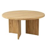 Paris Prix Table à Manger Ronde  Teck  150cm Naturel