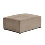 Voir la diapositive 3 : BEST MOBILIER Topaze - pouf - en velours côtelé plat