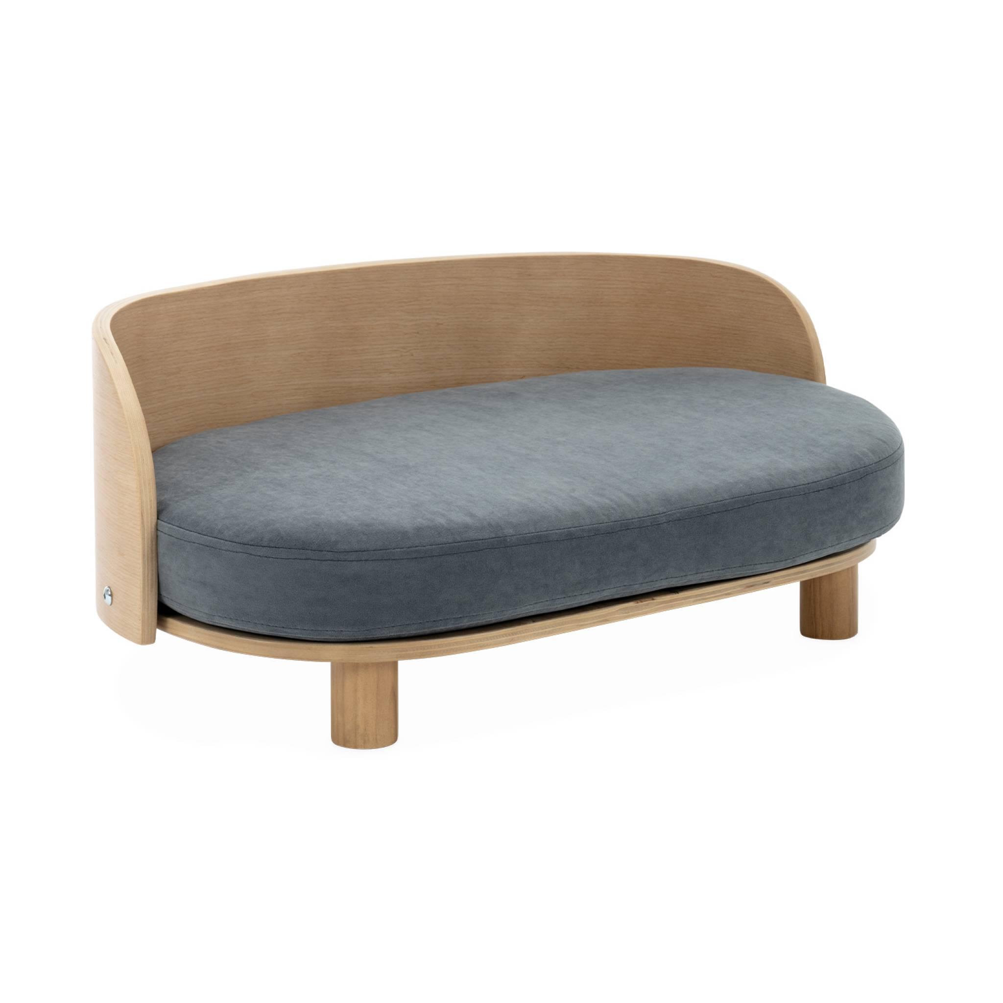 Voir la diapositive 1 : SWEEEK Panier pour chien et chat, lit pour animaux de compagnie, en bois