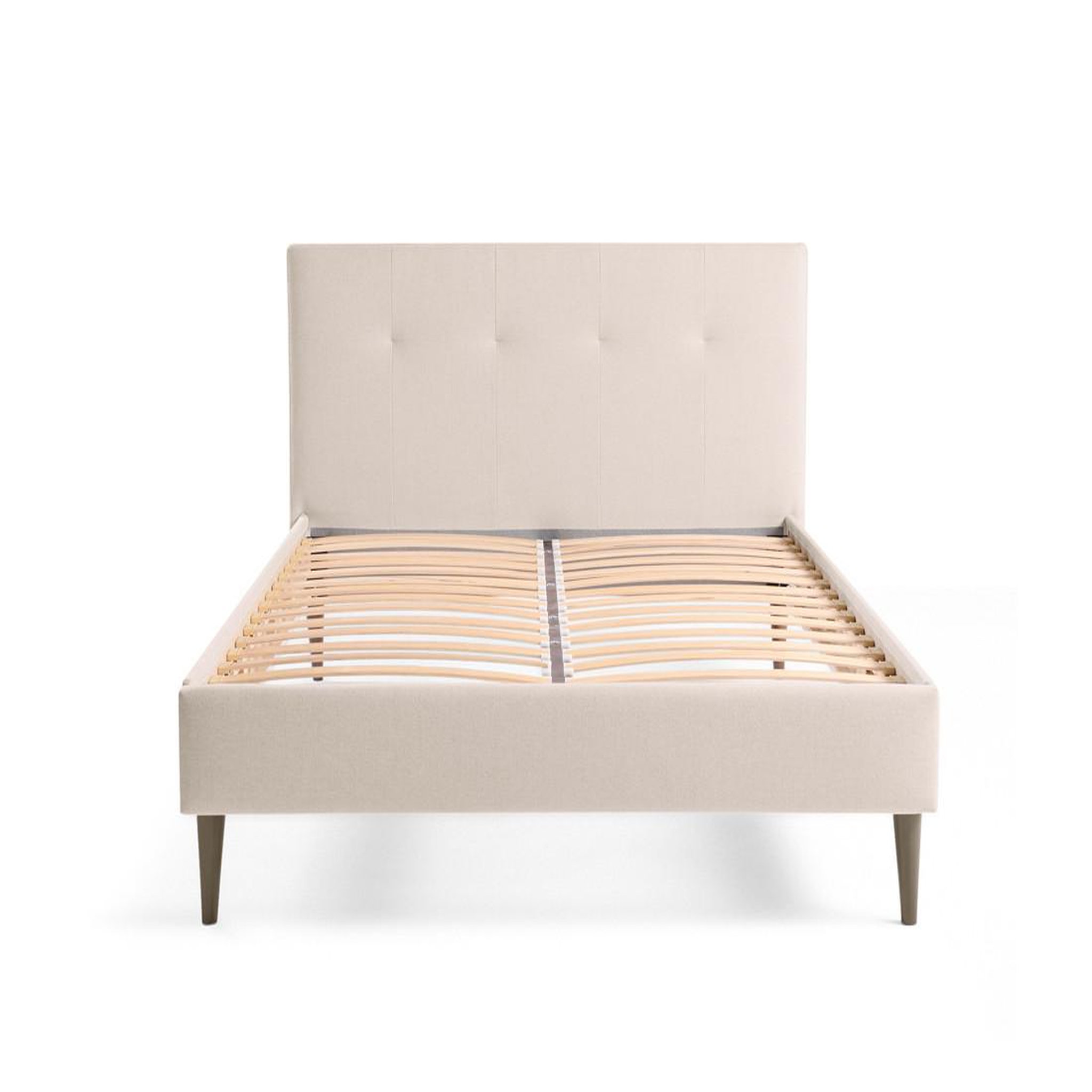 Voir la diapositive 1 : BEST MOBILIER Monet - lit - 160x200 - sommier inclus - en tissu