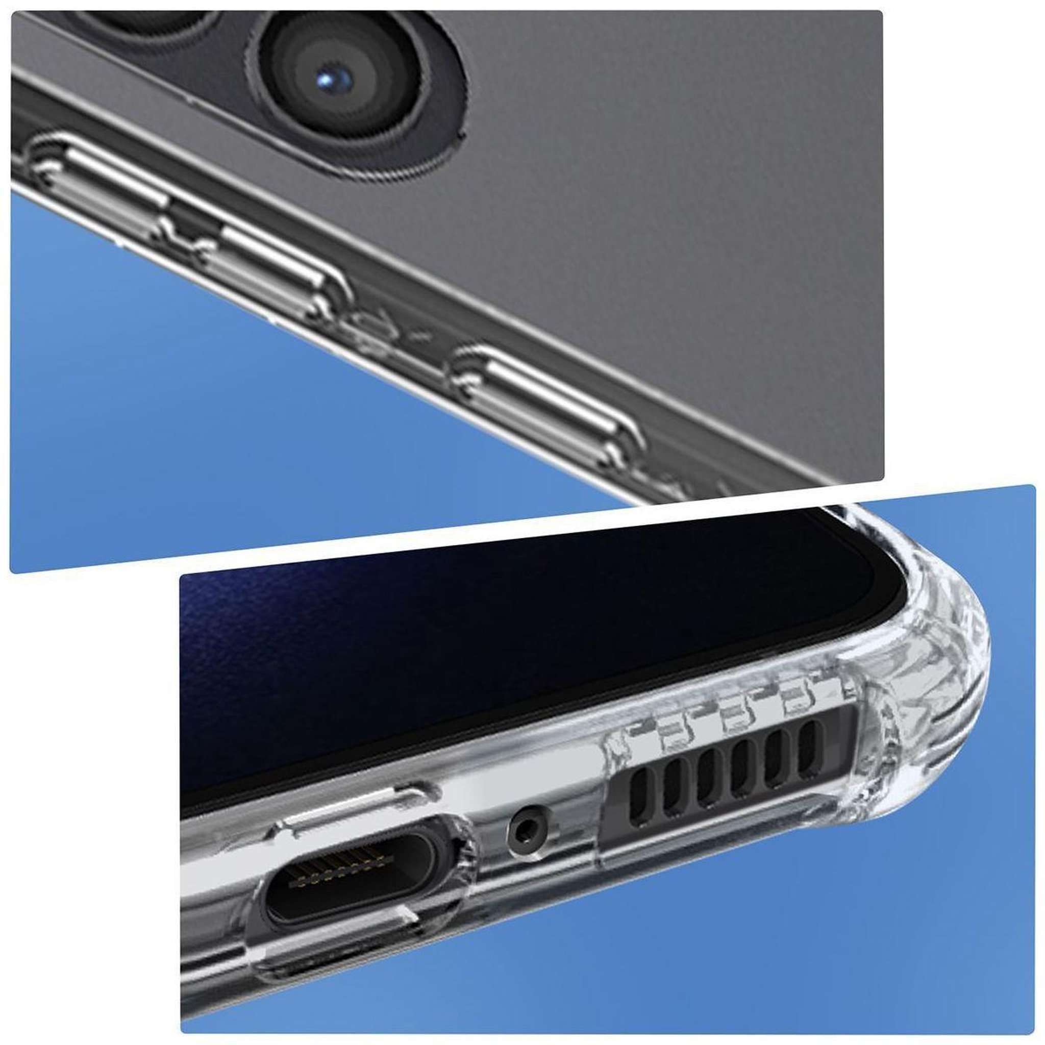Voir la diapositive 5 : FORCE CASE Coque samsung galaxy s23 transparente