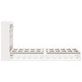 Voir la diapositive 5 : VIDAXL Lit bibliotheque sans matelas blanc 75x190cm bois de pin massif