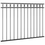 Voir la diapositive 2 : VIDAXL Panneau de cloture Acier 1,7x1,2 m Noir