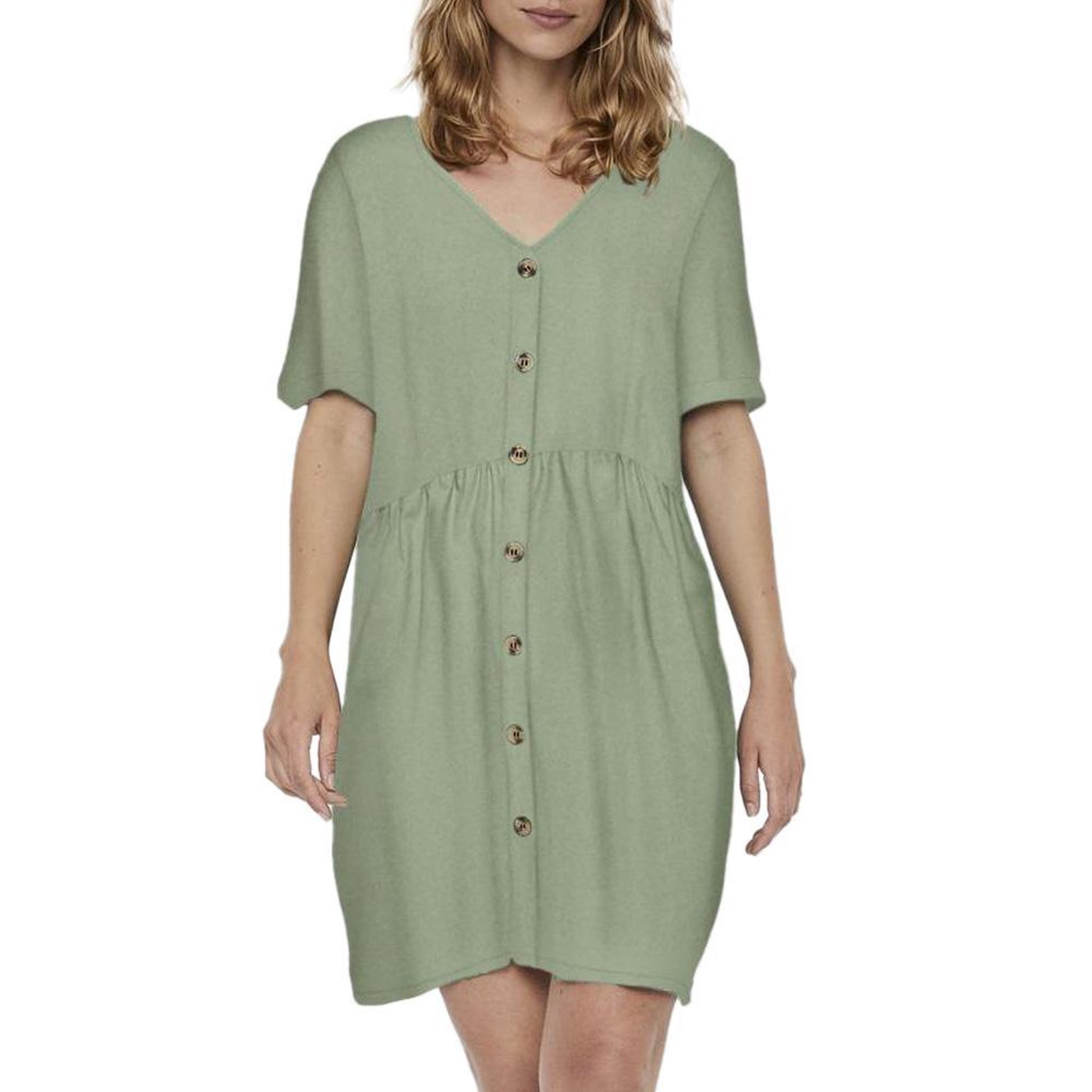 Voir la diapositive 1 : Vero Moda Robe Verte Femme Vero Moda Mathilda