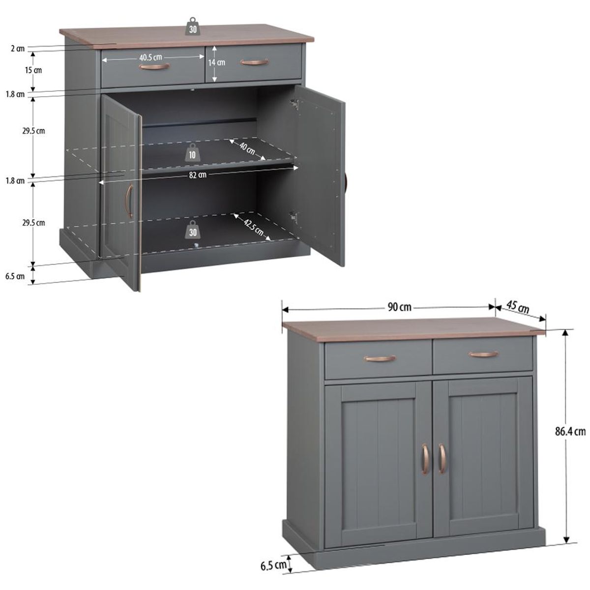 INTERLINK Commode LUZERNA 3.1