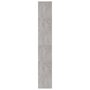 VIDAXL Bibliotheque Gris beton 40x30x189 cm Agglomere