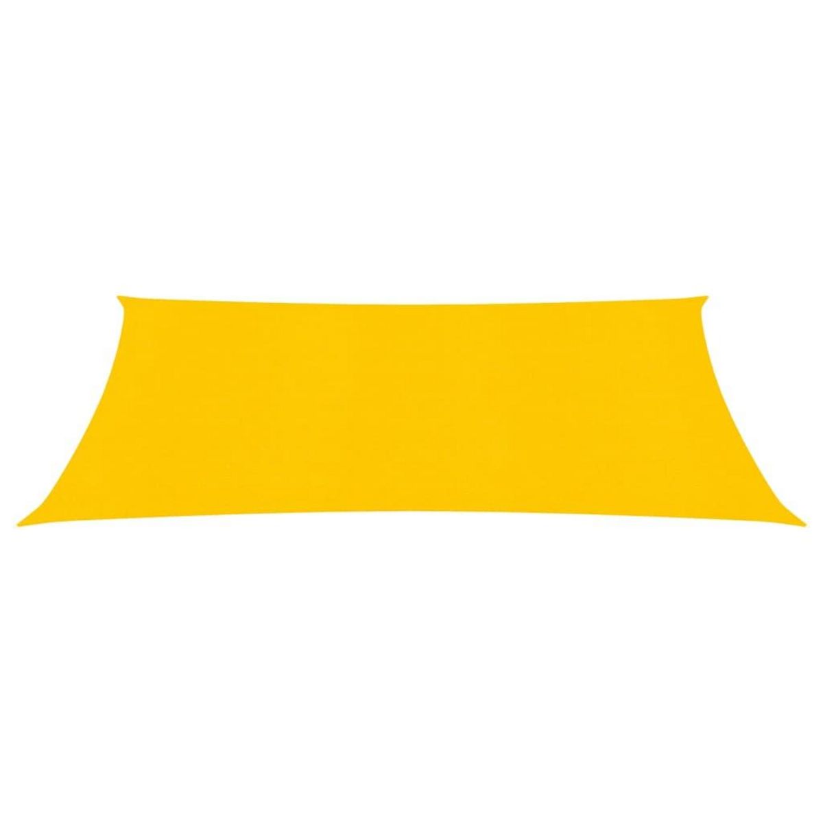 VIDAXL Voile d'ombrage 160 g/m^2 Jaune 2,5x4,5 m PEHD
