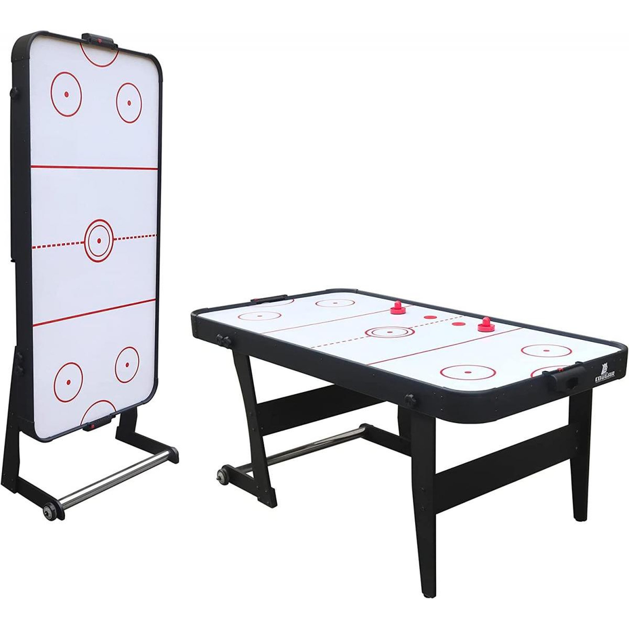 Voir la diapositive 2 : Cougar Table Airhockey pliable noire