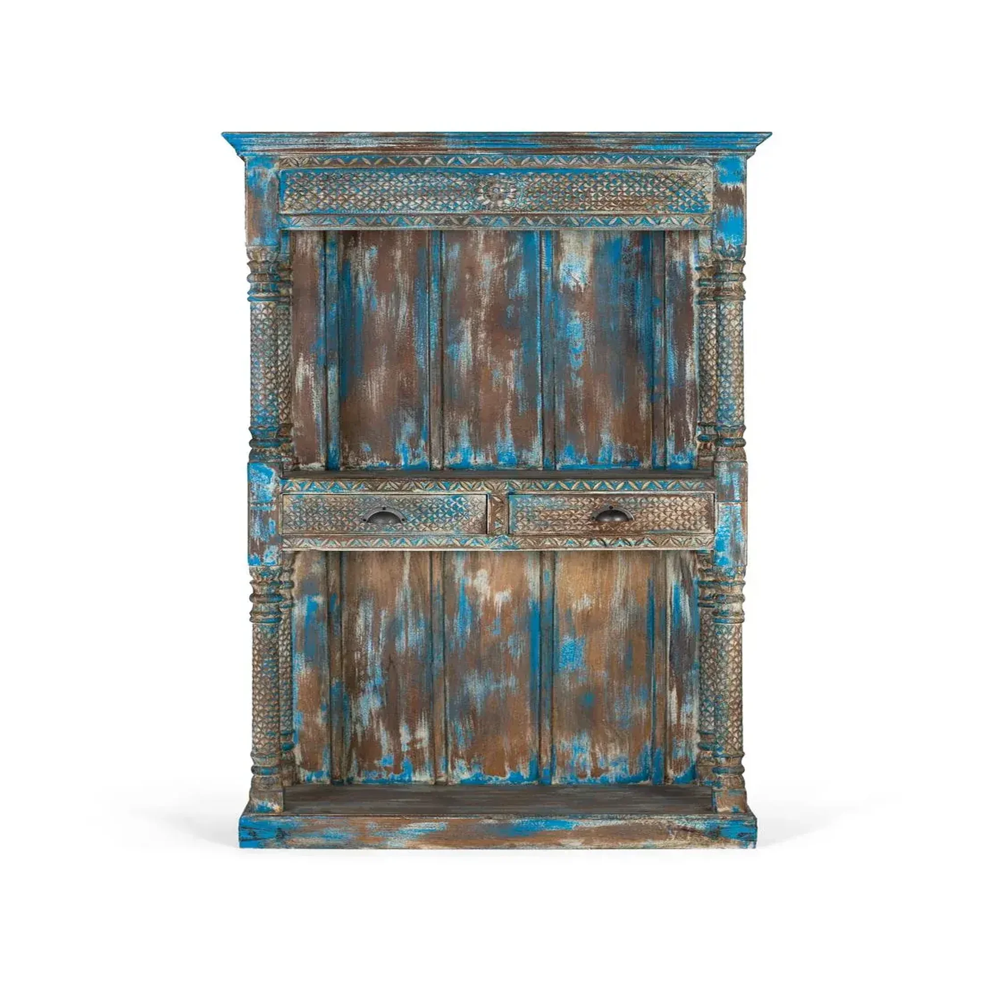 GINER Y COLOMER SL Bibliothèque en bois de manguier 107 cm style ethnique contemporain