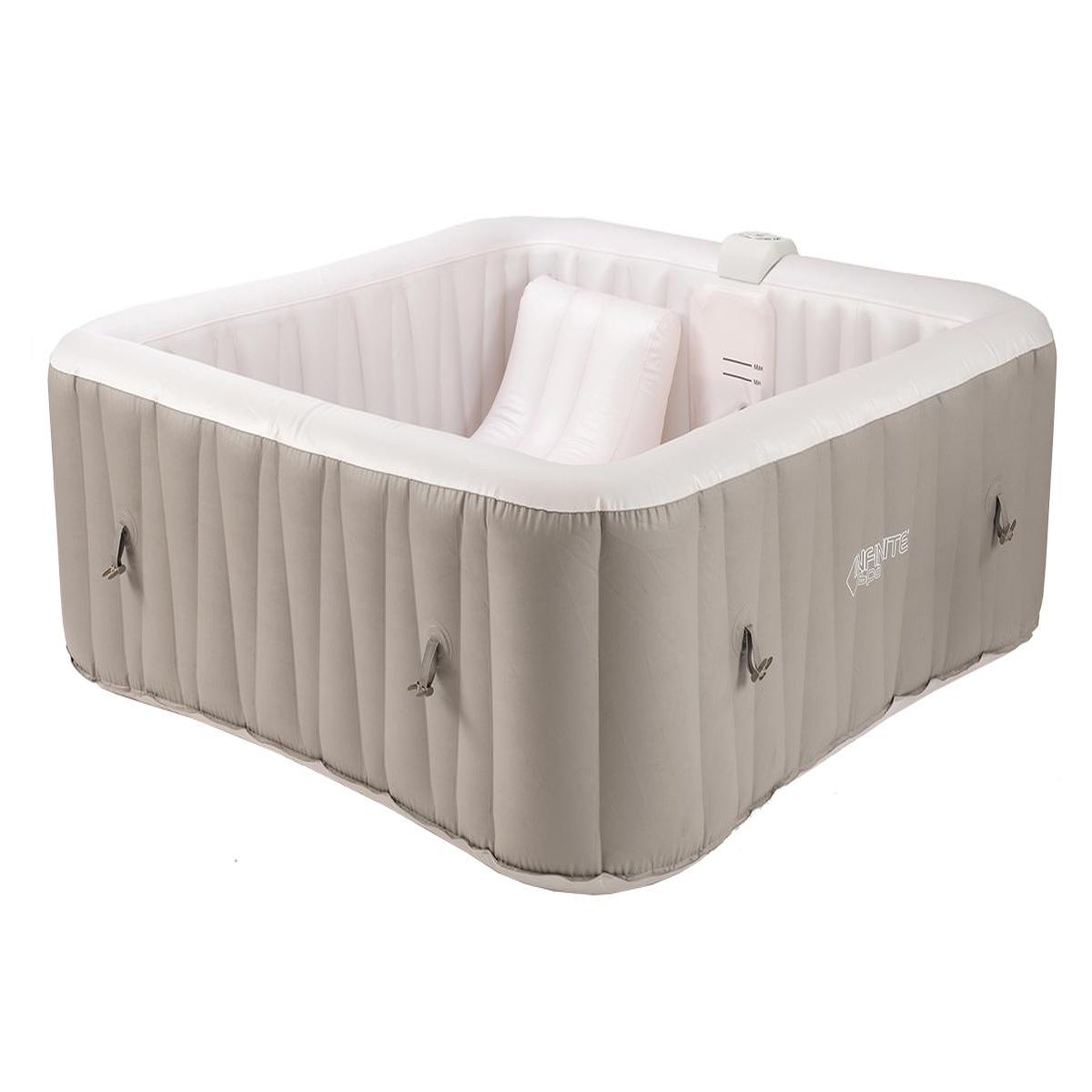 INFINITE SPA Spa gonflable elite carré bulles 2 places + accessoires offerts - infinite spa