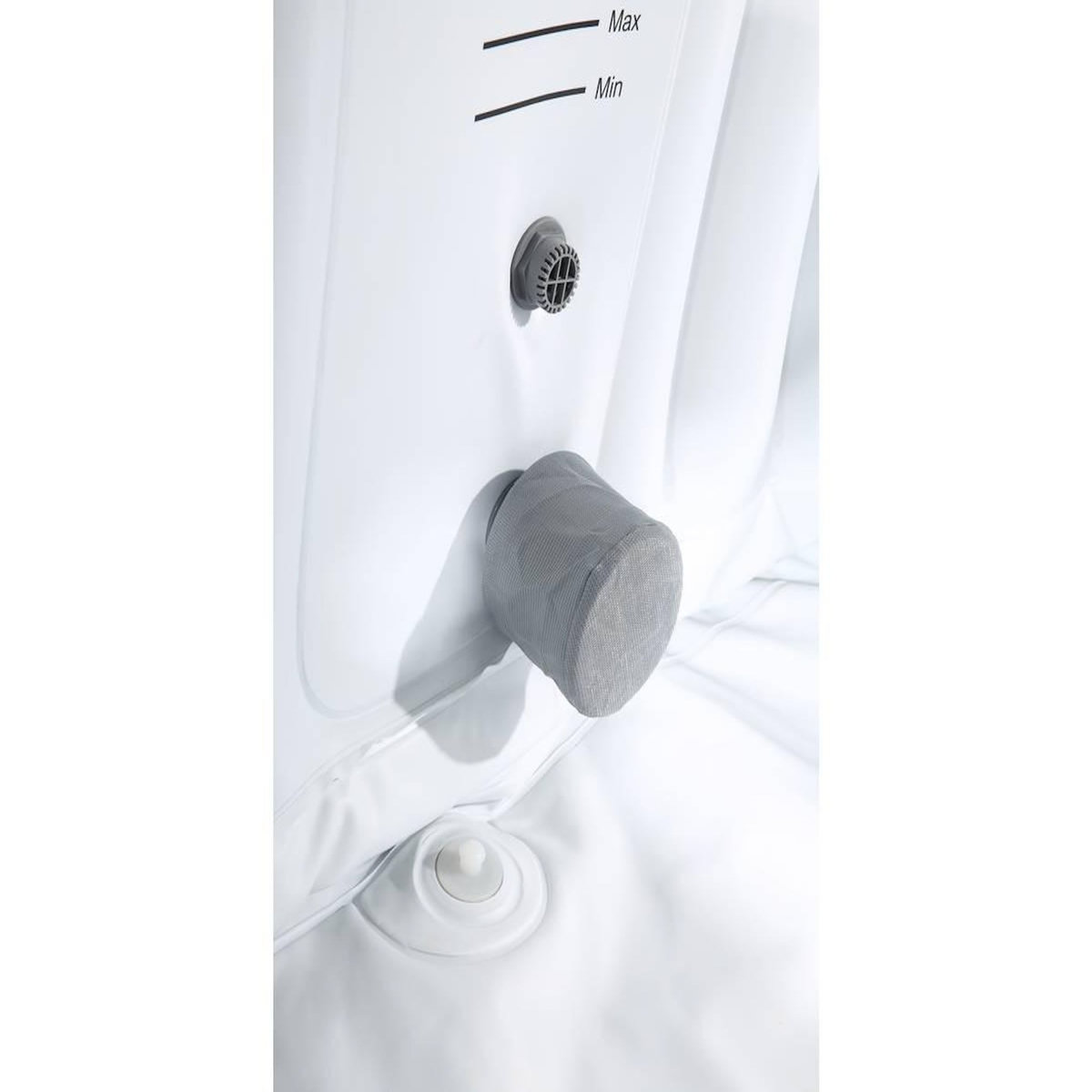 Habitat et Jardin Spa Gonflable Nice en PVC - 6 places - Marron/Crème