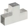 Voir la diapositive 5 : VIDAXL Connecteurs de poteau 4 pcs Forme en X Metal galvanise 91x91 mm
