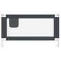 Voir la diapositive 4 : VIDAXL Barriere de securite de lit d'enfant Gris fonce 150x25 cm Tissu