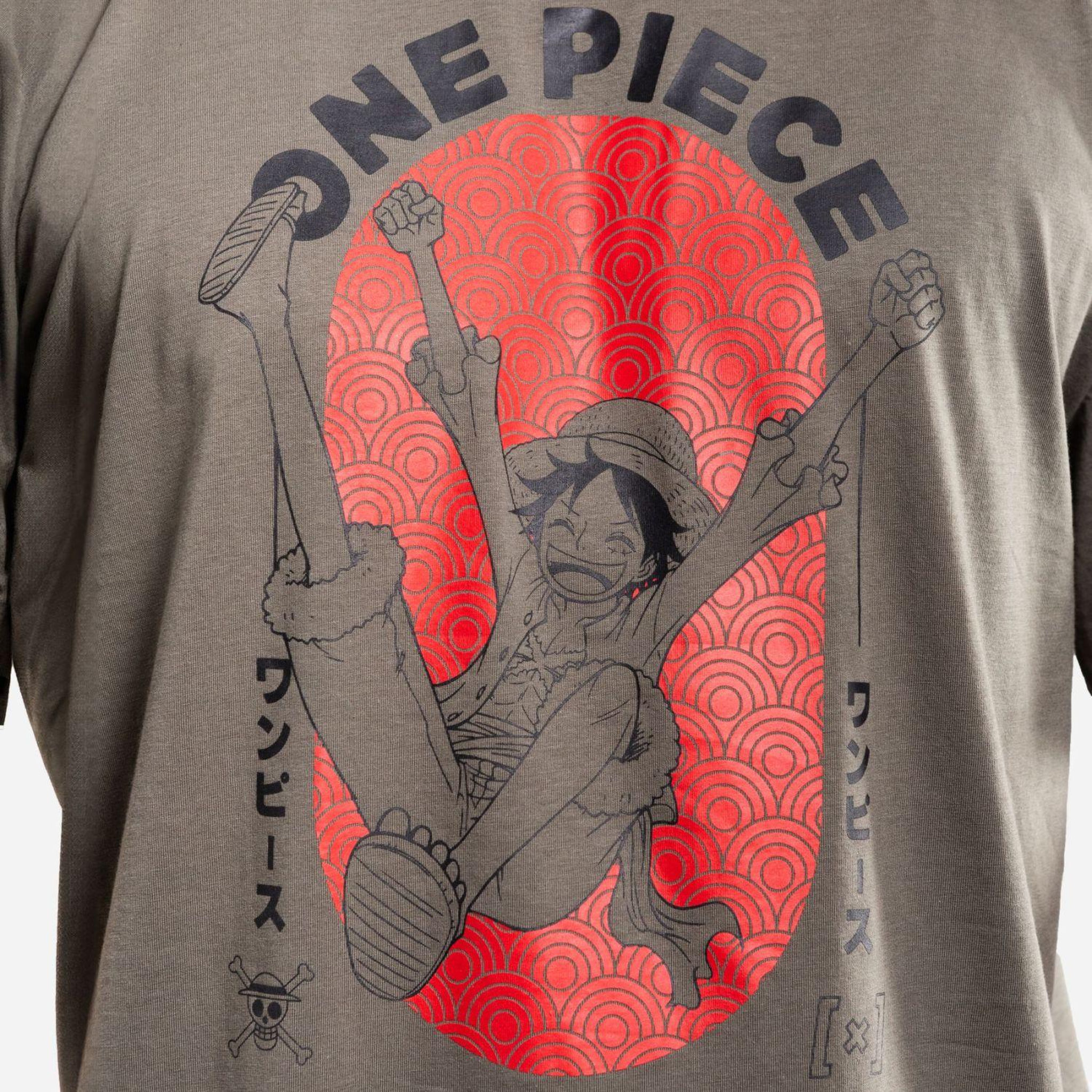 Voir la diapositive 2 : CAPSLAB T-shirt homme relax fit avec print one piece luffy