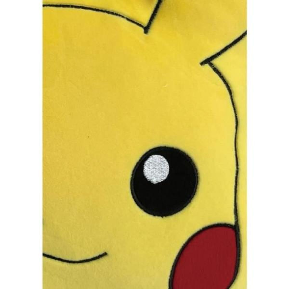 Pokemon Coussin premium 3D - POKEMON - Visage Pikachu - Microfibre - 40 cm