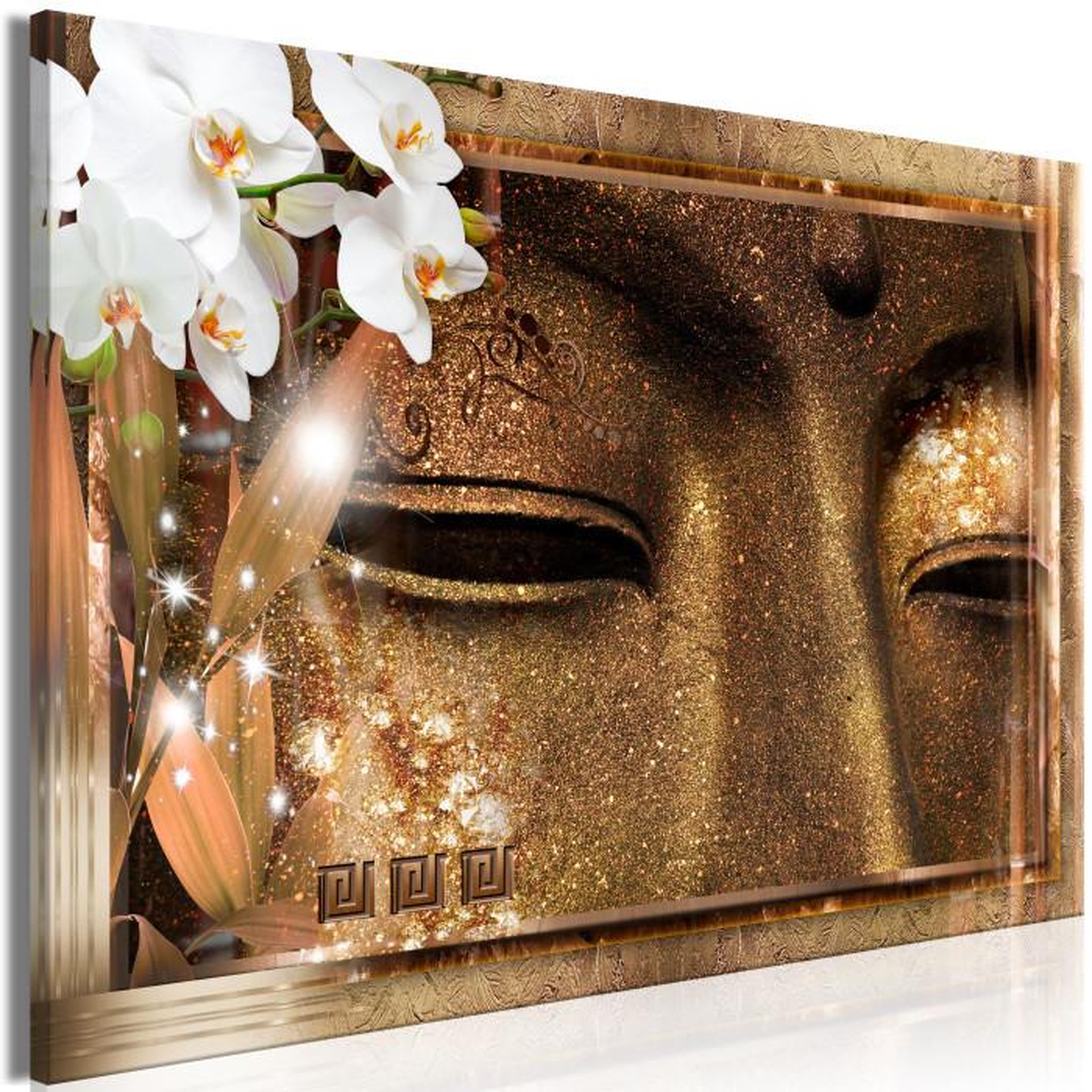 Paris Prix Tableau Imprimé  Buddha's Eyes Wide. Coloris disponibles : Multicolore