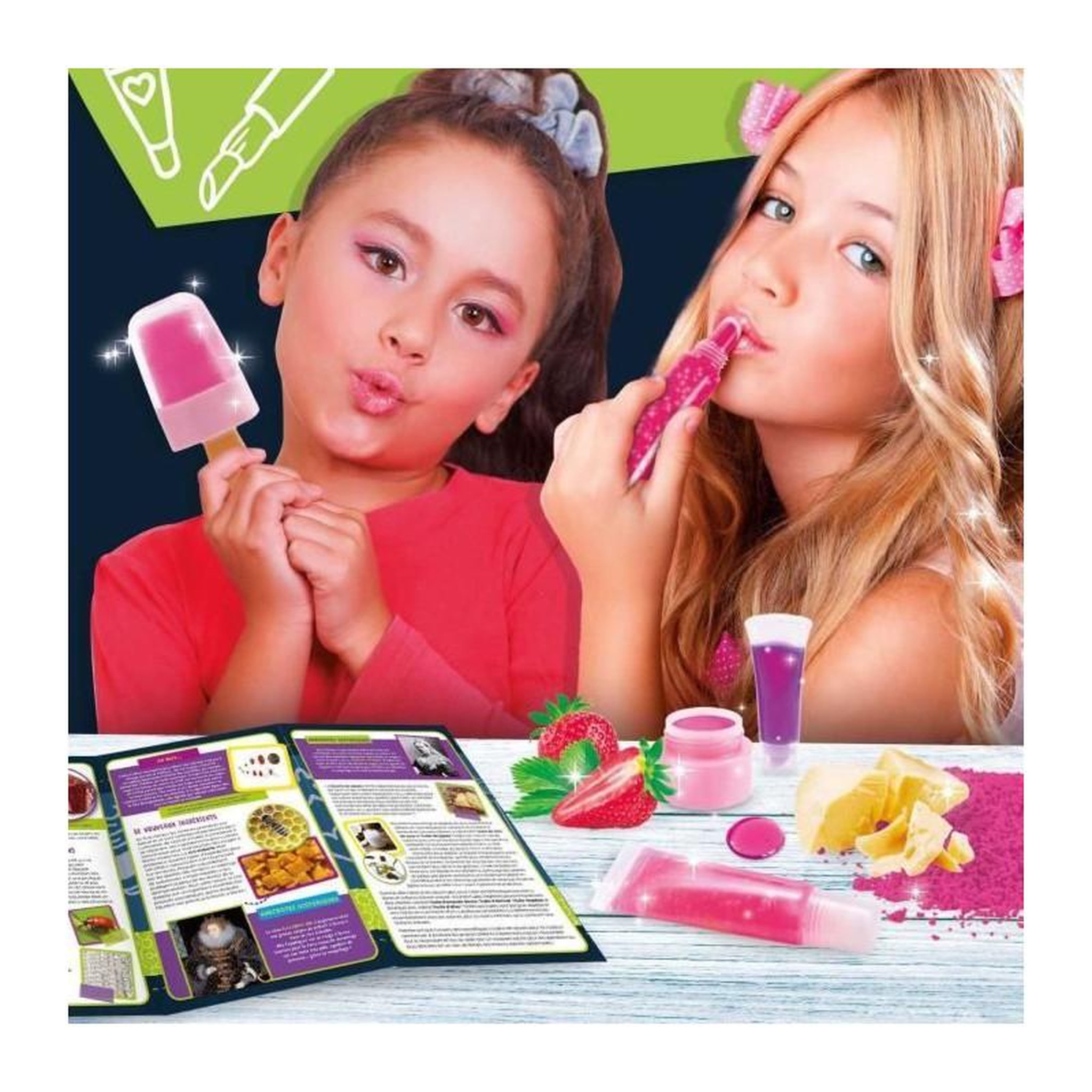 Voir la diapositive 4 : LISCIANI GIOCHI Découverte de la cosmétique - Kit Scientifique - I'M A GENIUS POCKET - Ingrédients naturels, Recettes variées