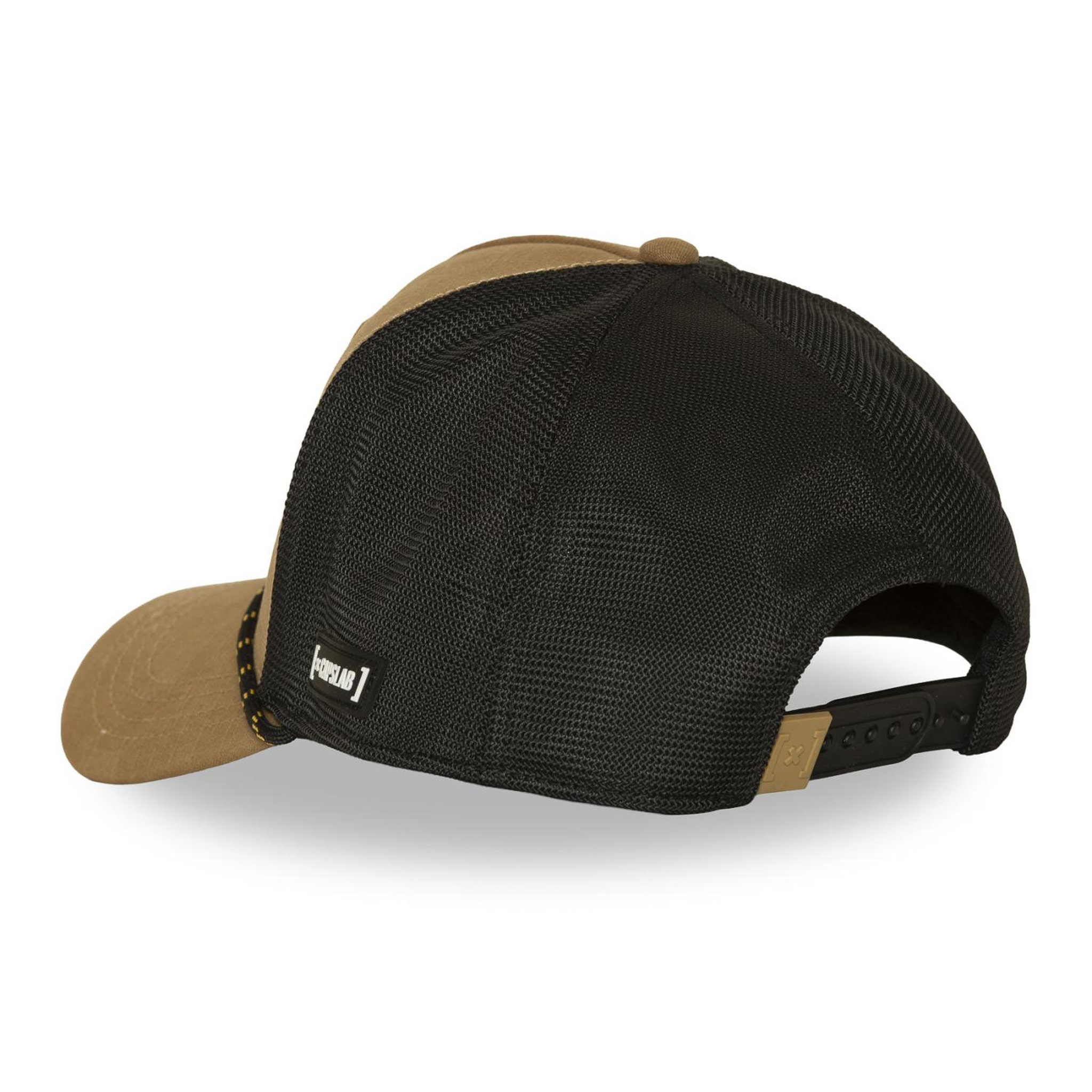 Voir la diapositive 5 : CAPSLAB Casquette trucker premium avec filet et patch lion