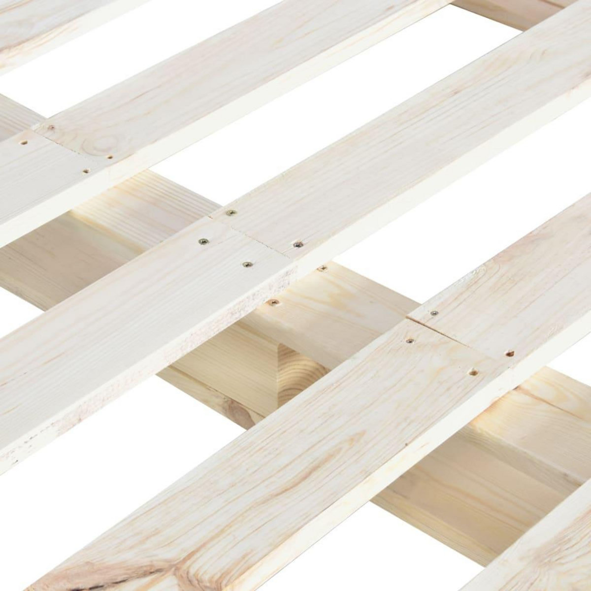 VIDAXL Cadre de lit de palette sans matelas 160x200 cm bois massif pin