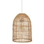 Voir la diapositive 1 : ATMOSPHERA Lampe Suspension en Rotin  Karla  34cm Beige