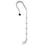 Voir la diapositive 4 : VIDAXL Echelle de piscine 54x38x211 cm acier inoxydable 304