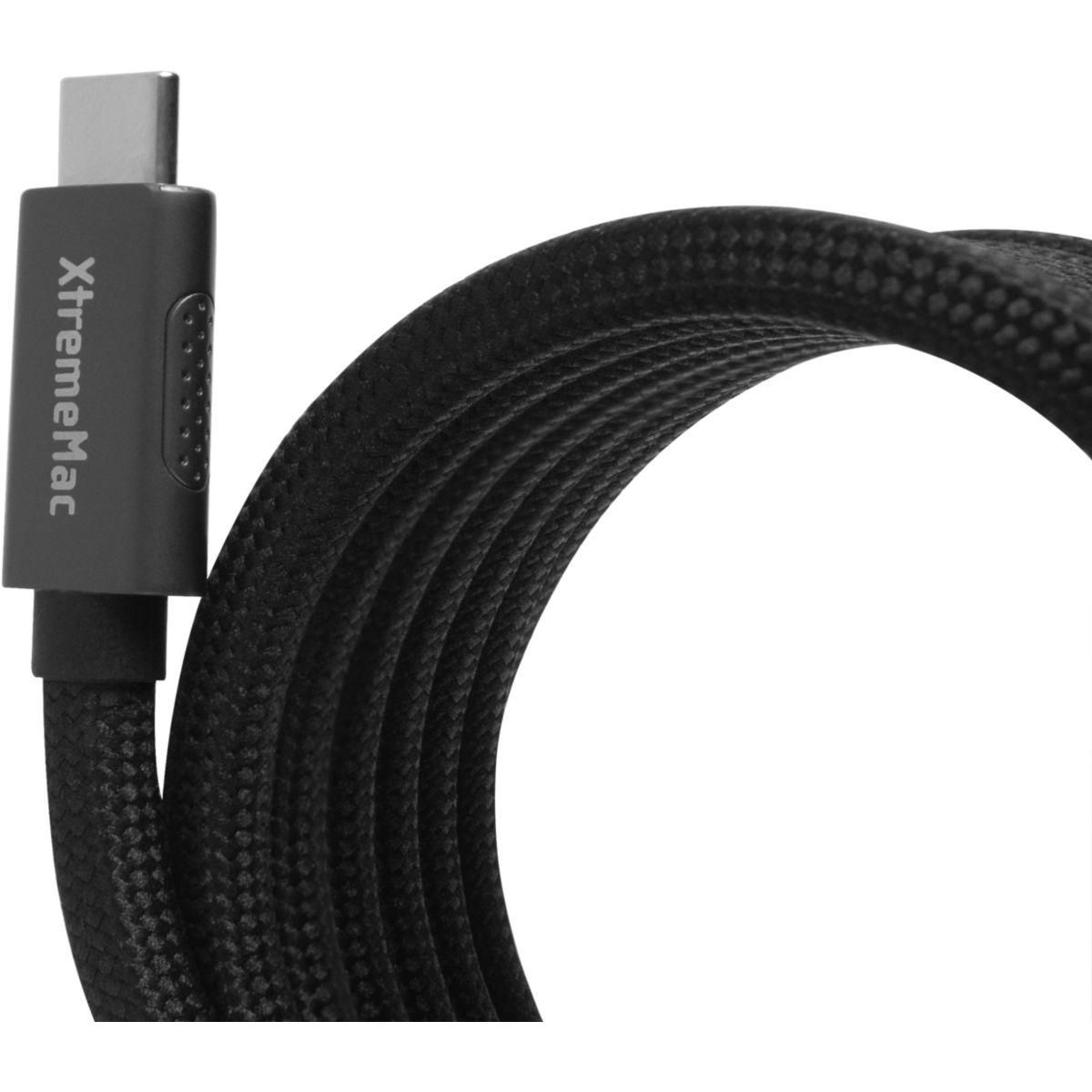 XTREMEMAC Câble USB C 1.5M noir magnetique 240W