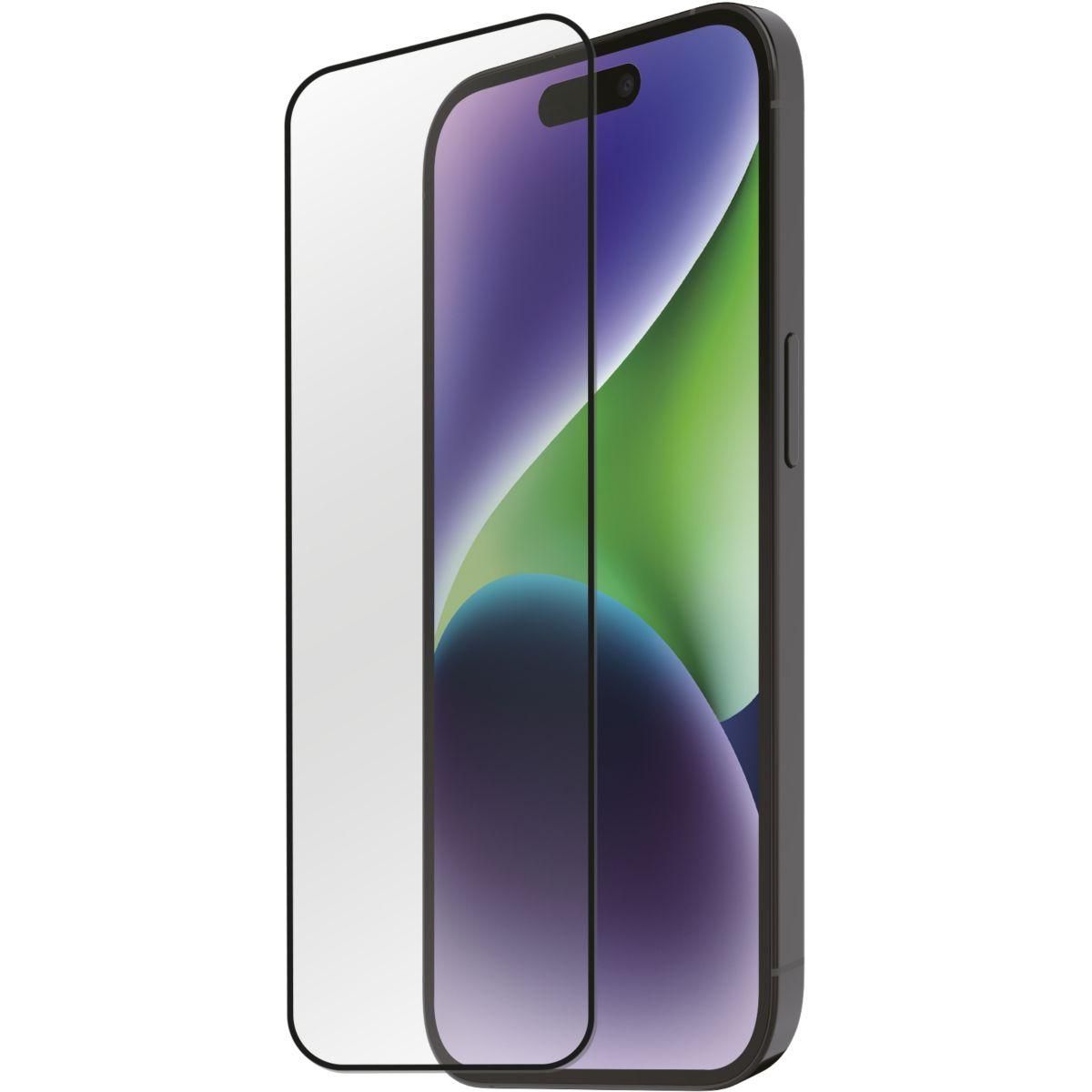 TIGER GLASS Protège écran iPhone 15 Plus Verre trempé recyclé Mat