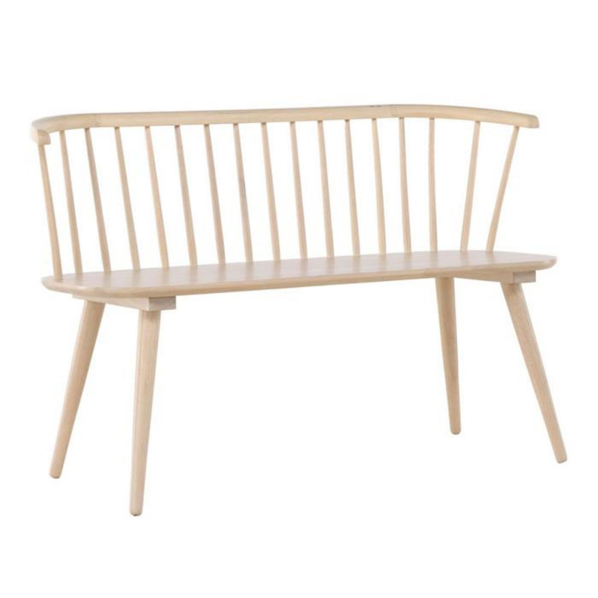 Paris Prix Banc Design en Bois  Bobby  120cm Naturel