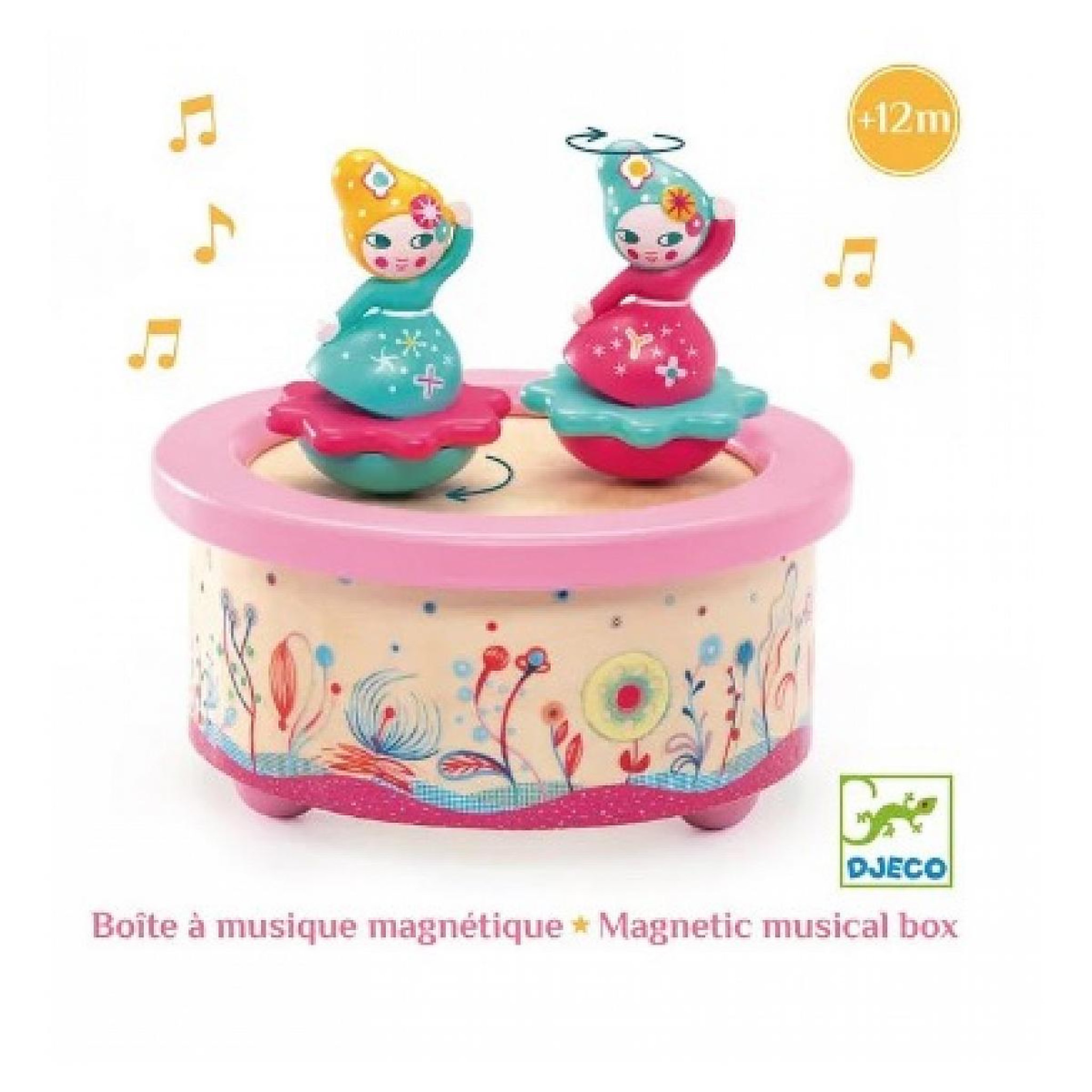 Voir la diapositive 2 : Djeco boite a musique Flower Melody