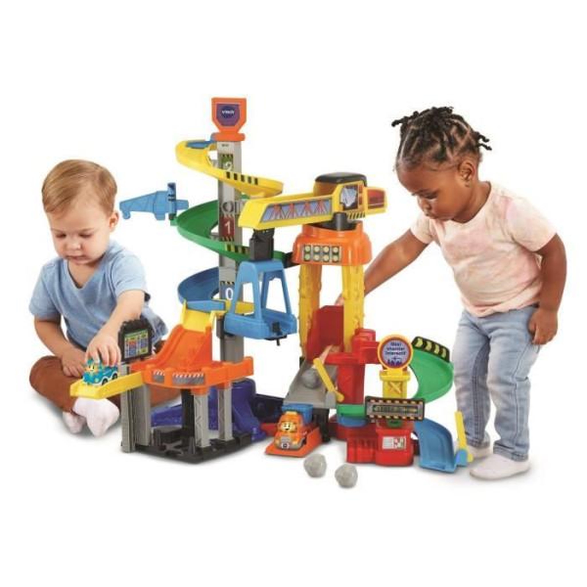 Voir la diapositive 6 : VTECH VTECH TUT TUT BOLIDES - Maxi chantier interactif - Grue rotative - 1 a 5 ans