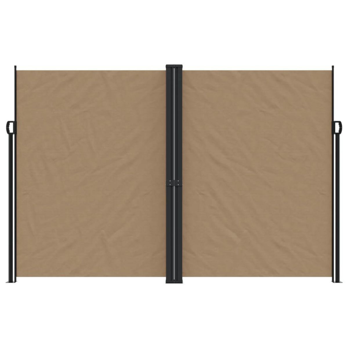 VIDAXL Auvent lateral retractable taupe 220x1200 cm