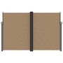 Voir la diapositive 3 : VIDAXL Auvent lateral retractable taupe 220x1200 cm