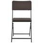 Voir la diapositive 3 : VIDAXL Chaises pliables de jardin lot de 2 PEHD et acier