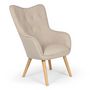 Voir la diapositive 1 : Paris Prix Fauteuil Scandinave  Aimee  67cm Beige