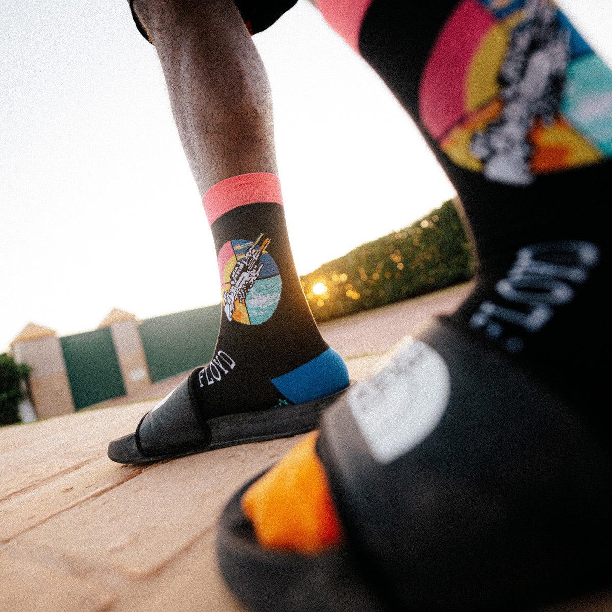 Voir la diapositive 4 : SOCK AFFAIRS Chaussettes pink floyd, wish you were here