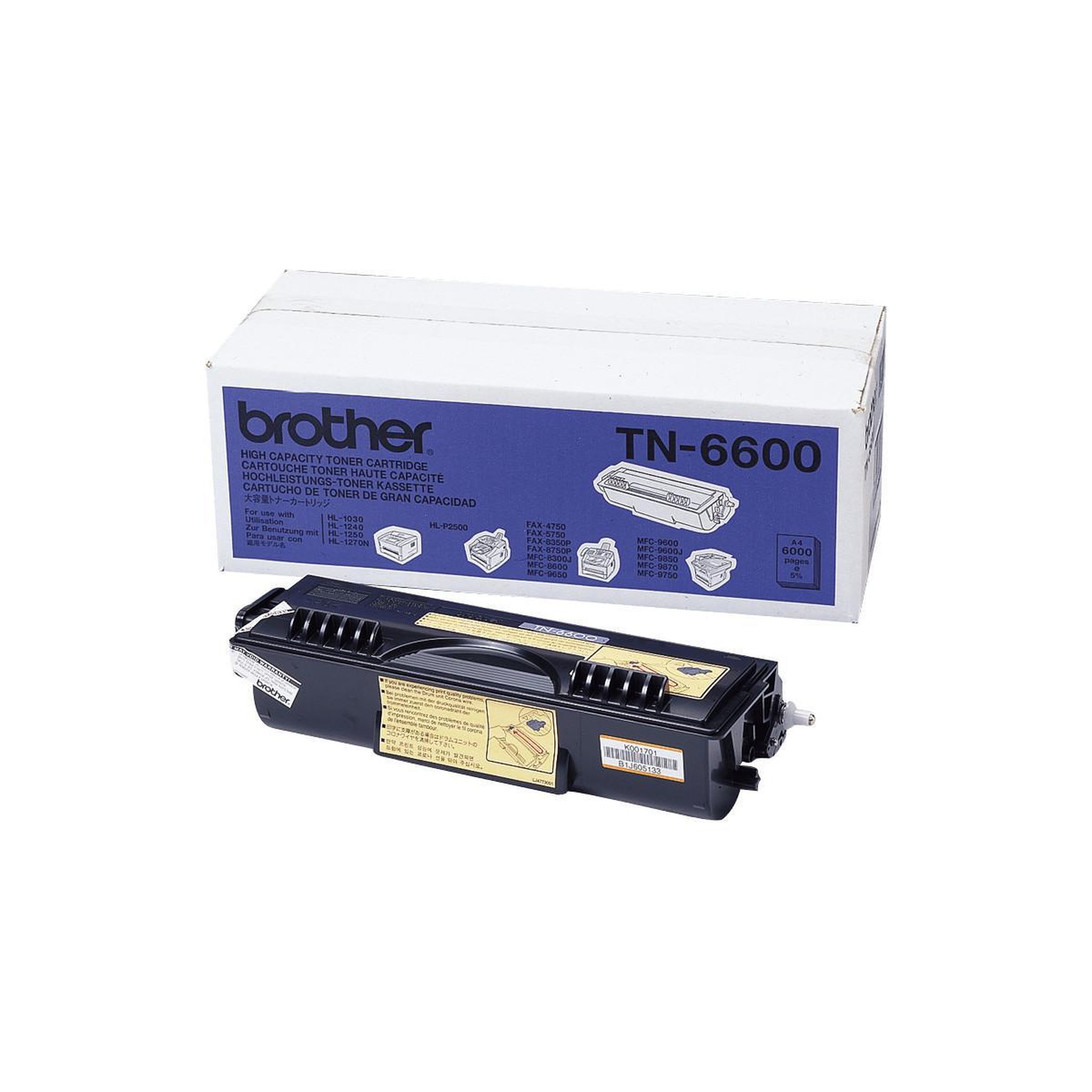 Voir la diapositive 2 : Brother BROTHER - Toner TN6600 - Noir - 6 000 pages