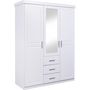 Voir la diapositive 5 : Armoire en  pin massif  3 tiroirs 3 portes +  miroir L140cm  GERALD
